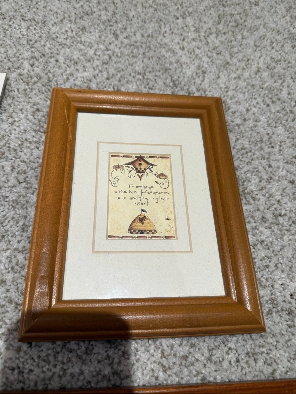 Vintage Cottagecore Framed Art Prints Sisterhood Friendship House Blessing Set